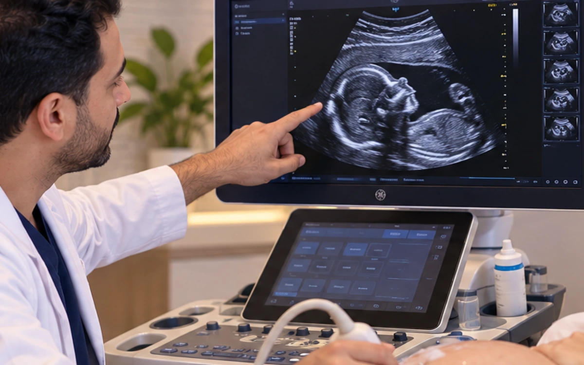 Échographie du 3e trimestre : croissance, placenta et liquide amniotique