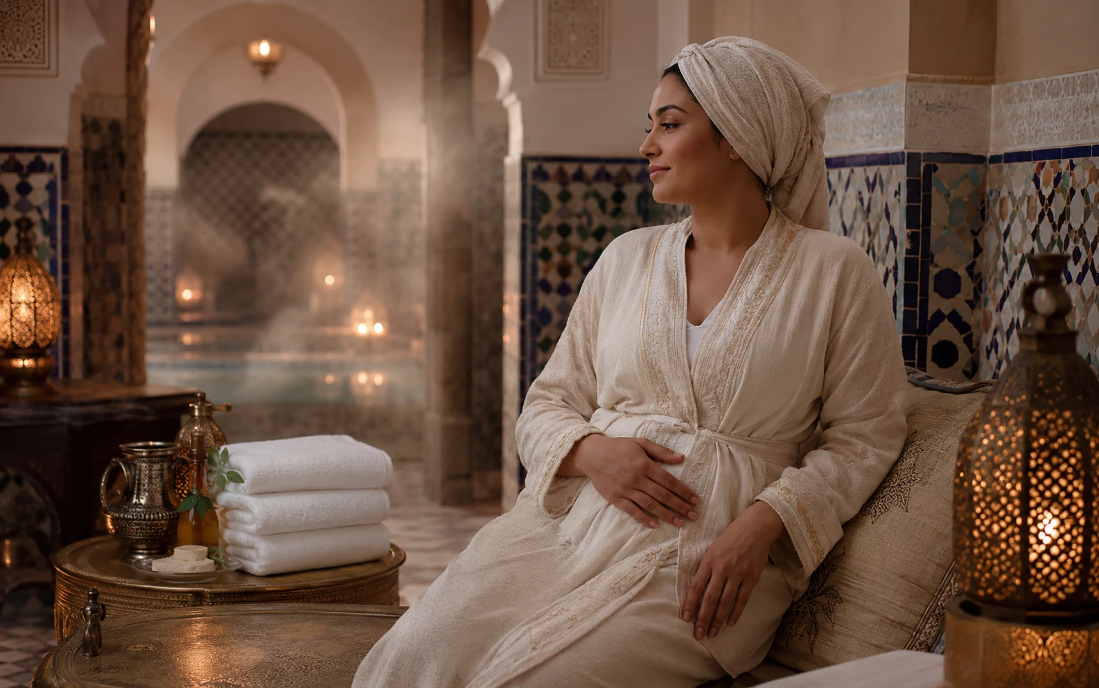 Hammam après une césarienne : quand peut-on y retourner ?